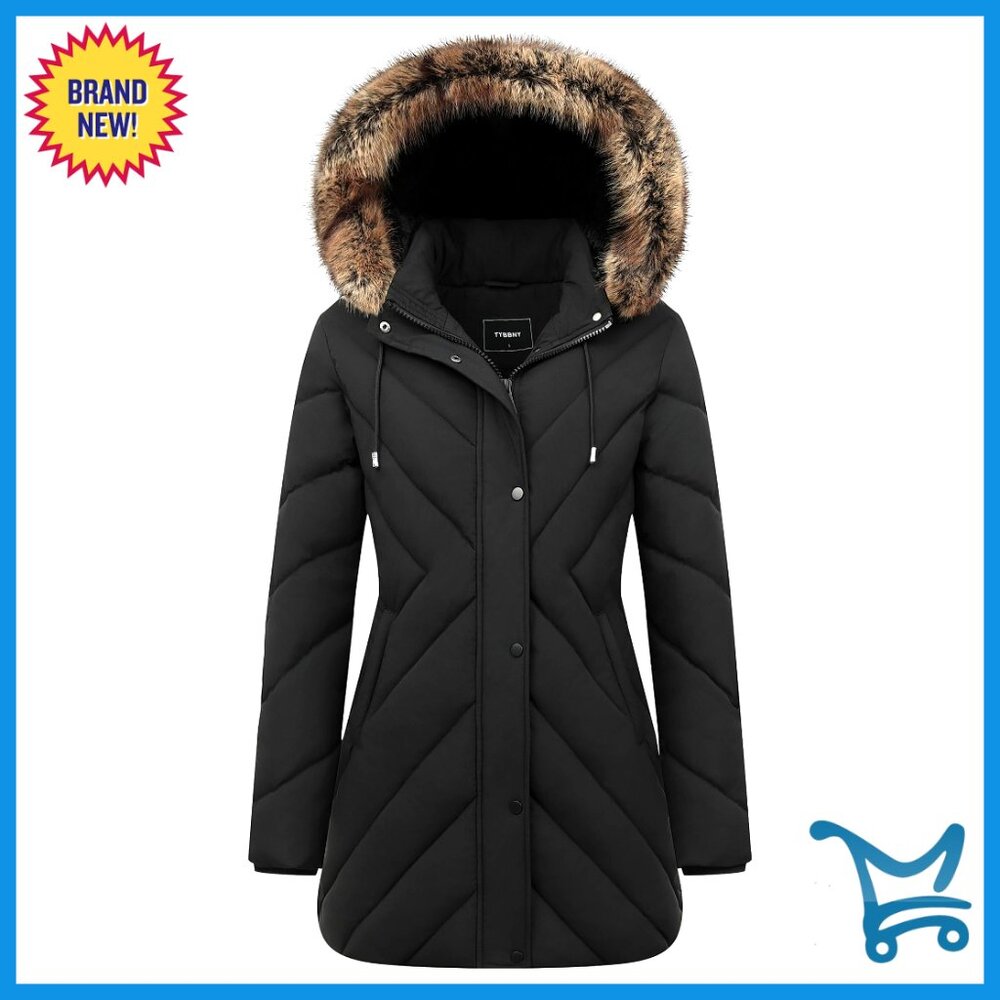 Long Puffer Jacket Waterproof Warm Thickened Wint… - image 1
